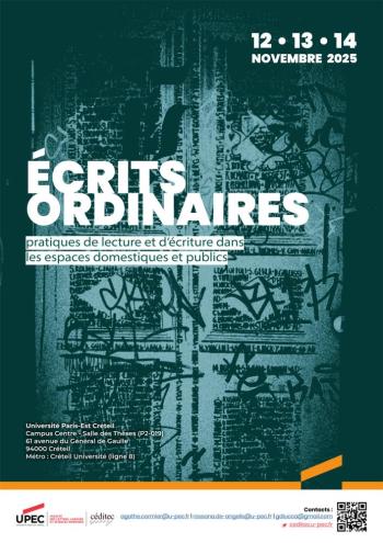 Colloque Ecrits ordinaires UPEC